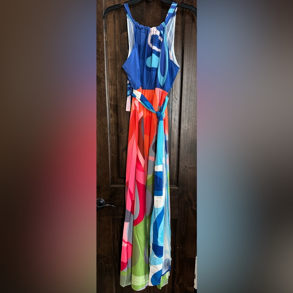 Colorful Maxi dress NWT - medium